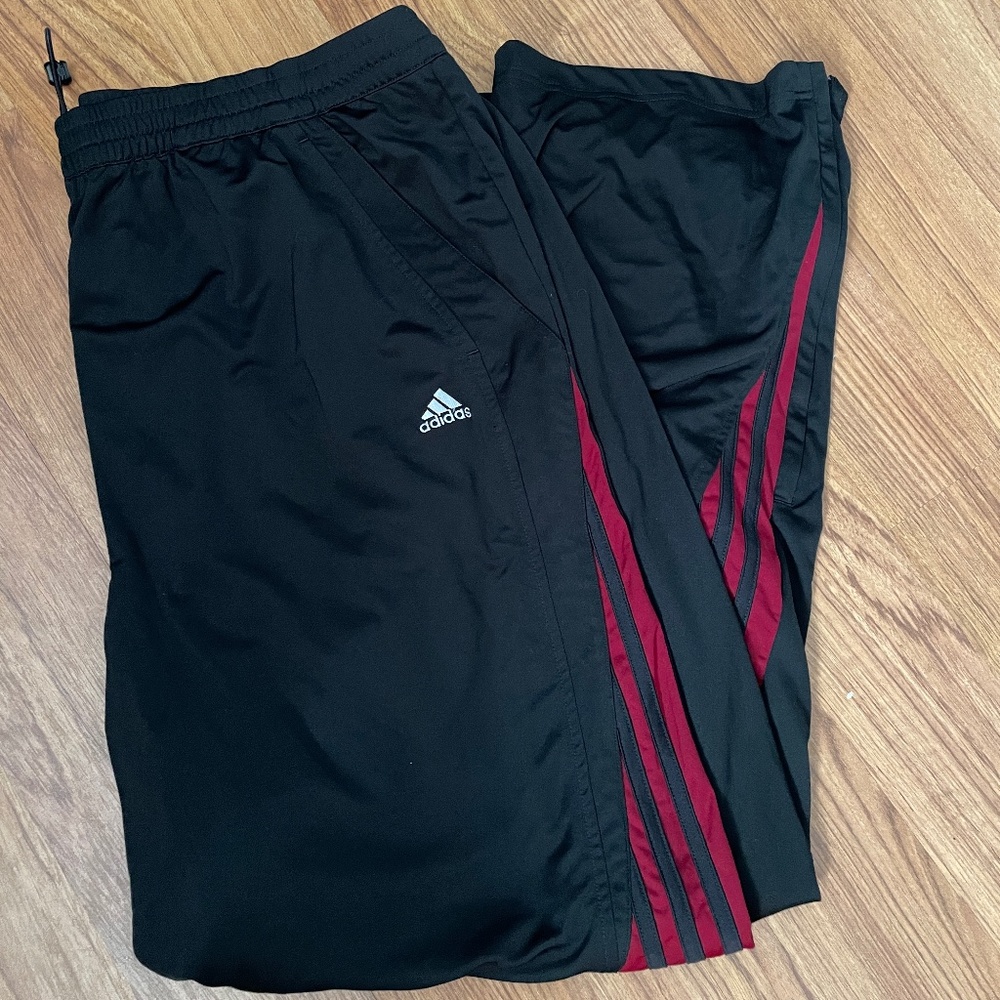 Men's Adidas black athletic pants